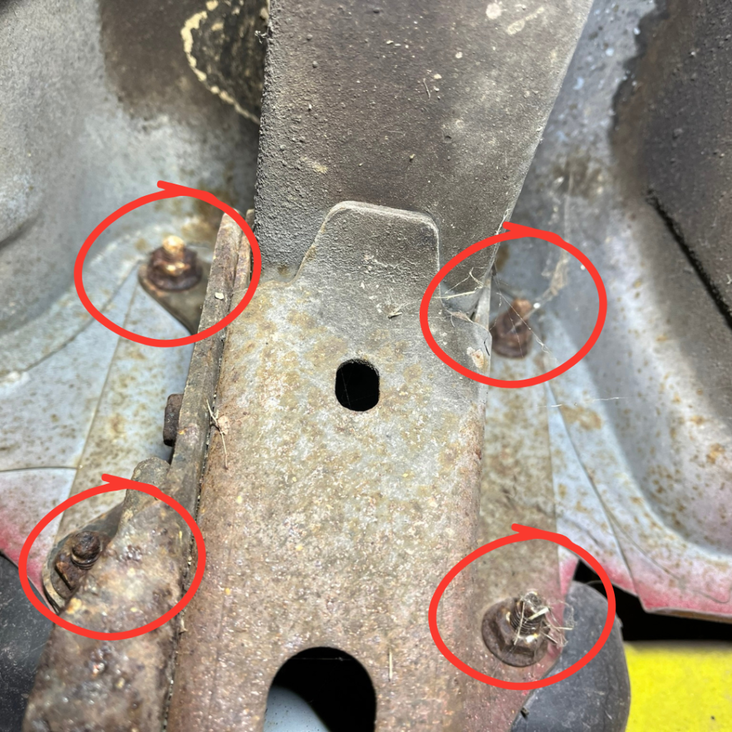 NA Miata rear bumper nuts