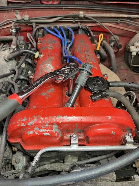 NA Miata Spark Plug Removal