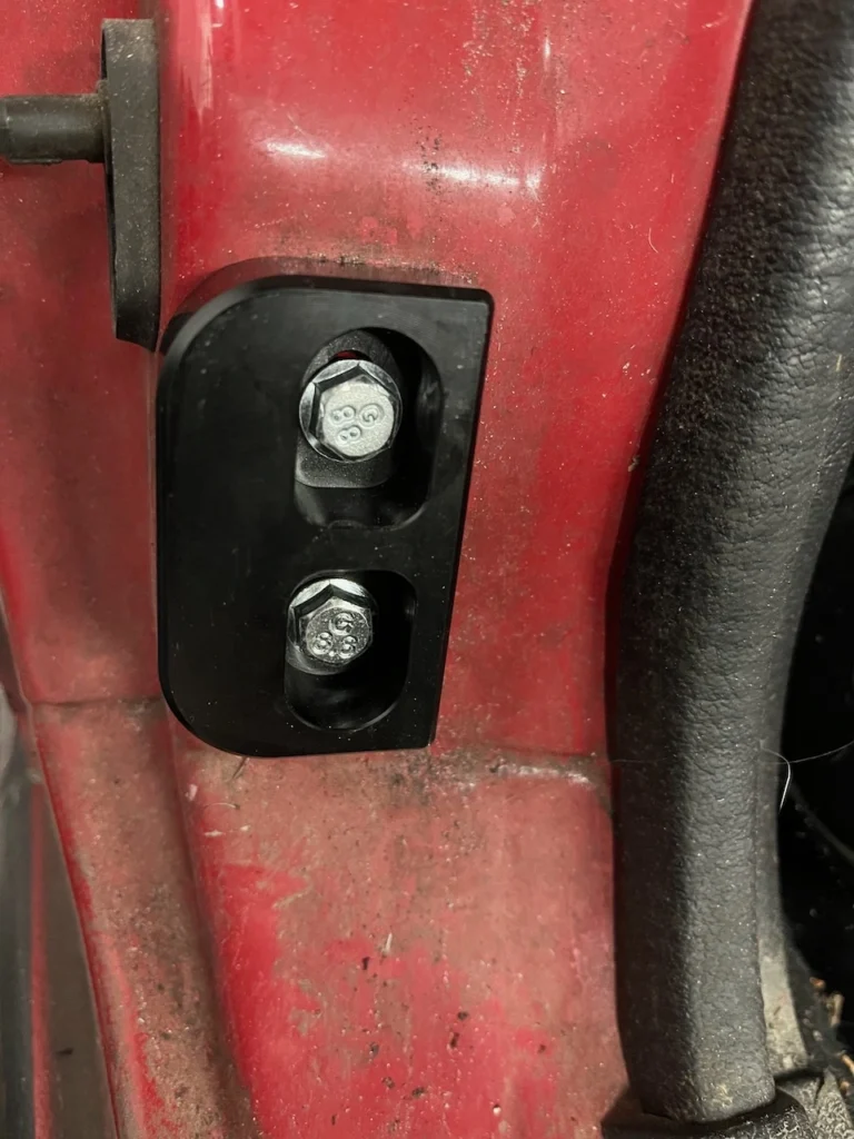 Upgraded Miata door bushings