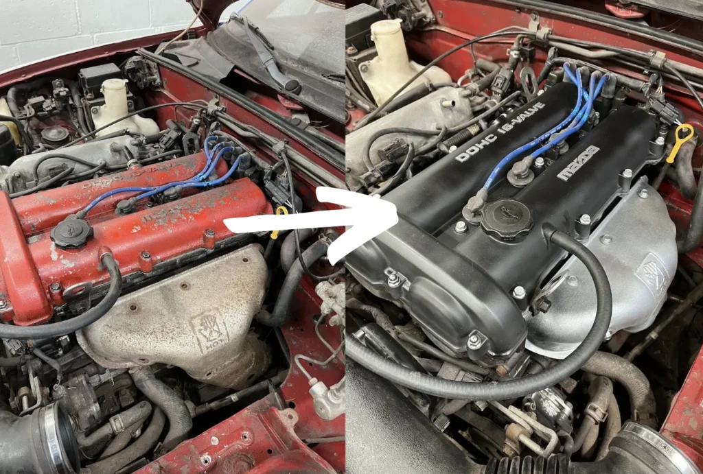 NA Miata valve cover gasket replacement